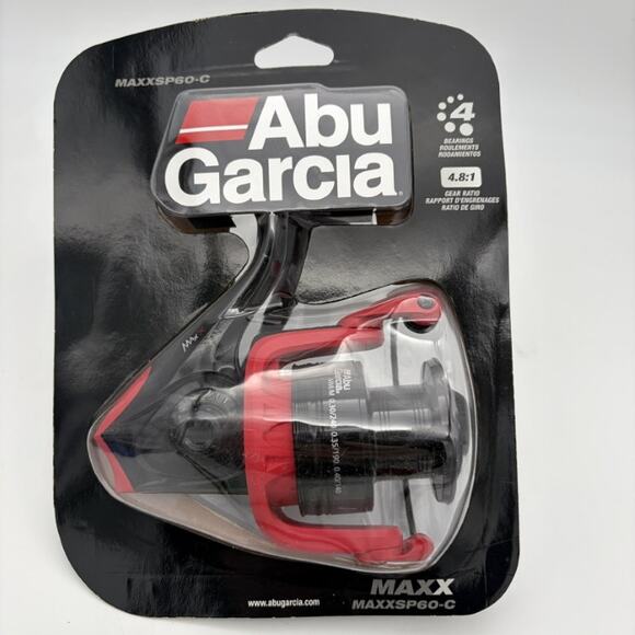 New Abu Garcia Max X 60 Maxxsp60-C Spinning Fishing Reel 4.8:1 Gear Ratio - Picture 1 of 6